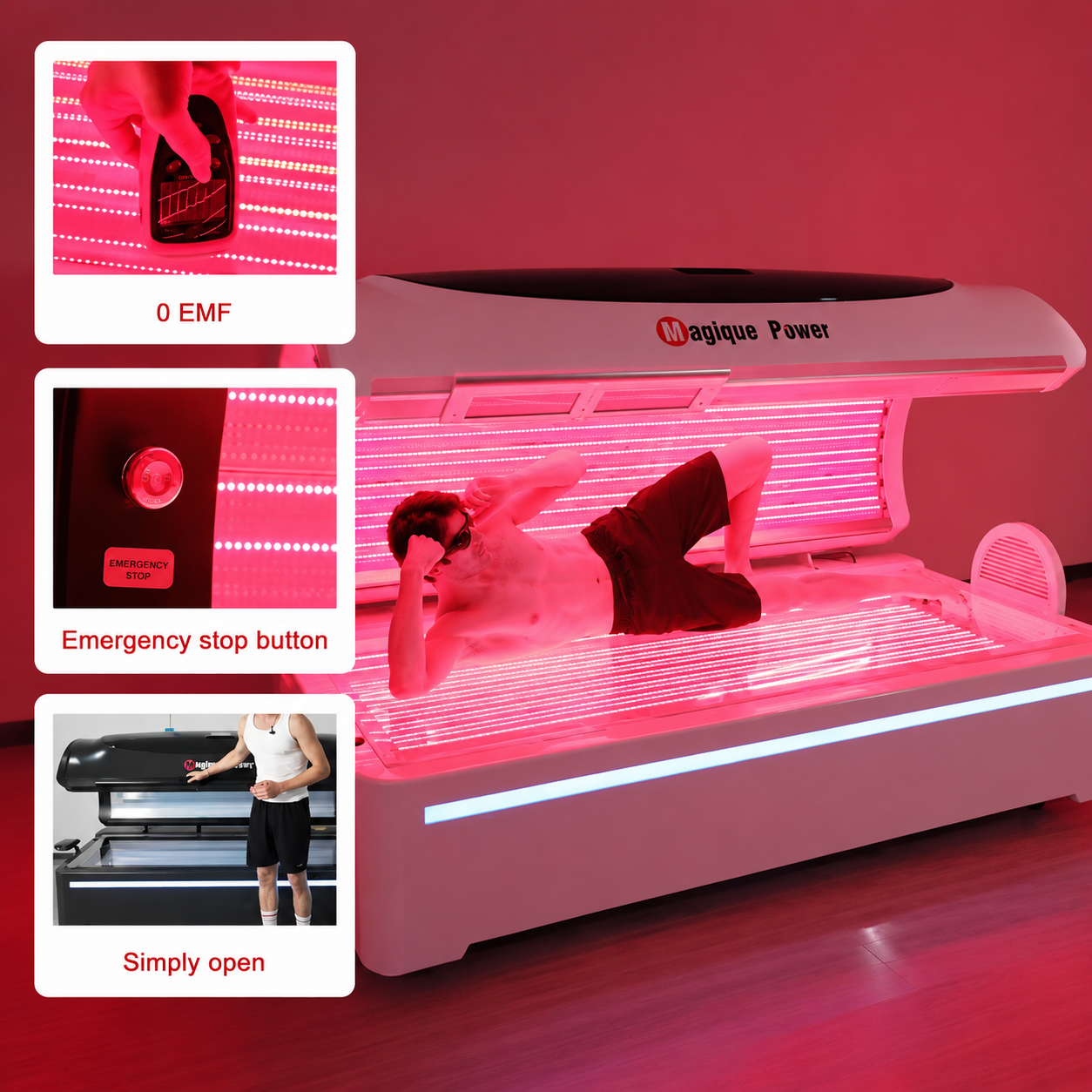 SeekPretty RadianceArc 900 Red Light Therapy Bed