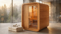 AuroraTherm Cedar Indoor Sauna — Lifestyle