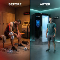 CryoLuxe Aurora One Cryotherapy Chamber — Before & After