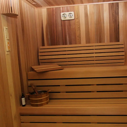Carbon Smart Saunas - 4' x 6' x 8' - by Finnish Sauna Builders