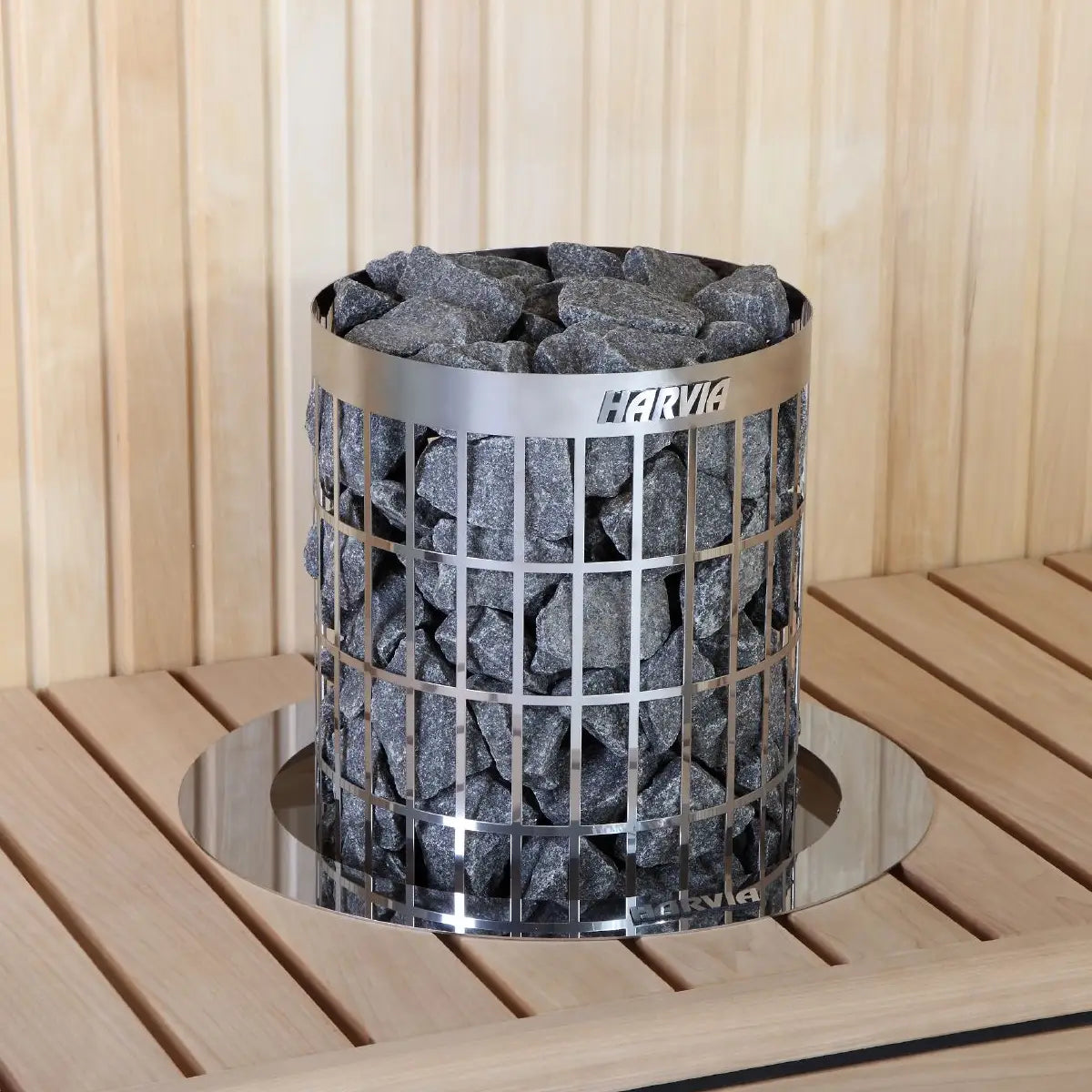 Harvia Cilindro PC60 6KW Sauna Heater with built in controls - Finnish Sauna Builders