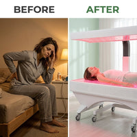 LumiThera ProLux 360 Red Light Therapy Bed — Before & After