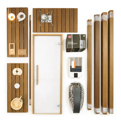 Carbon Smart Saunas - 6' x 10' x 8' - by Finnish Sauna Builders