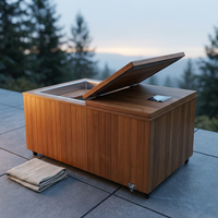 TimberChill Glacier Pro Cedar Cold Plunge — Studio Shot