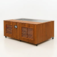 TimberChill Glacier Pro Cedar Cold Plunge — Studio Shot
